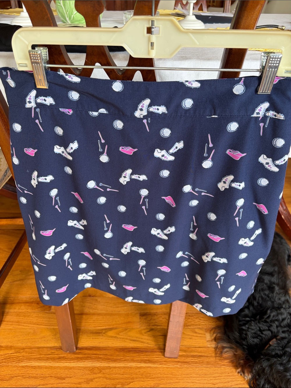 Izod Navy Golf-Print Women’s Shorts Skort